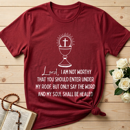 Lord I Am Not Worthy That You Should Enter Under My Roof But Only Say The Word And My Soul Shall Be Healed 01
