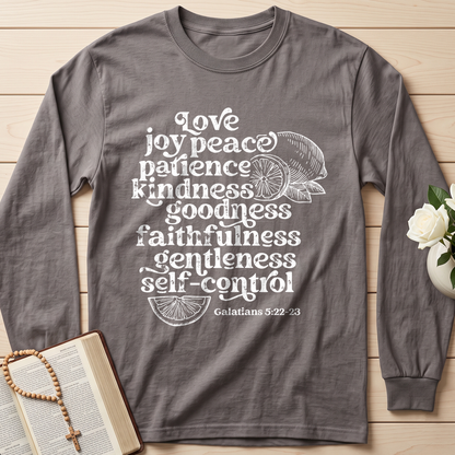 Love Joy Peace Patience Kindness Goodness Faithfulness Gentleness Self-control Galatians 5.22-23 01