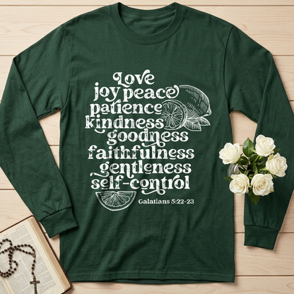 Love Joy Peace Patience Kindness Goodness Faithfulness Gentleness Self-control Galatians 5.22-23 01