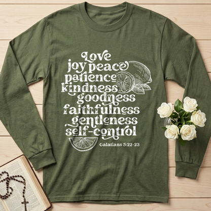 Love Joy Peace Patience Kindness Goodness Faithfulness Gentleness Self-control Galatians 5.22-23 01
