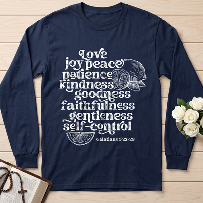 Love Joy Peace Patience Kindness Goodness Faithfulness Gentleness Self-control Galatians 5.22-23 01