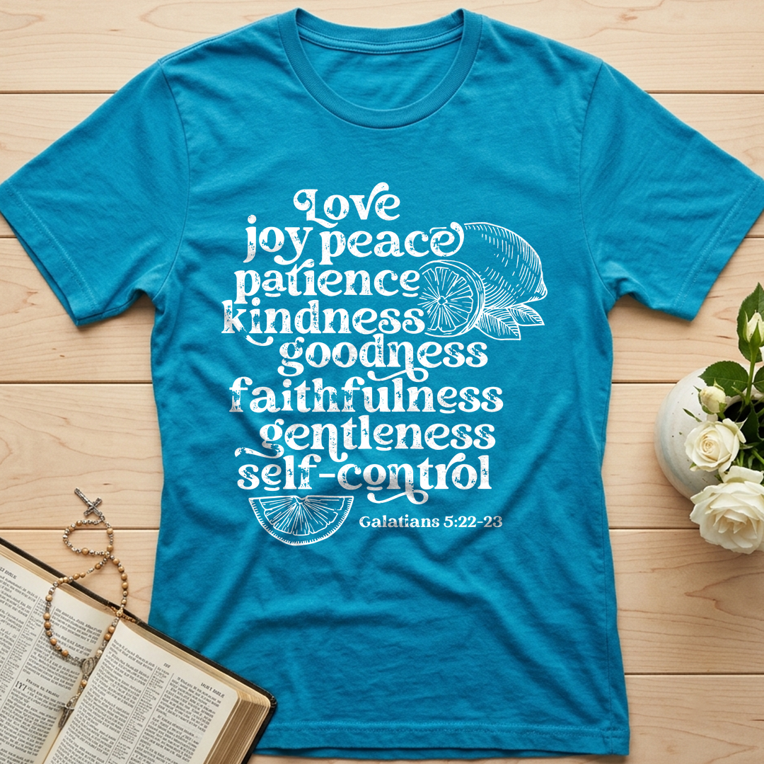 Love Joy Peace Patience Kindness Goodness Faithfulness Gentleness Self-control Galatians 5.22-23 01