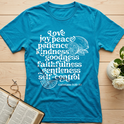 Love Joy Peace Patience Kindness Goodness Faithfulness Gentleness Self-control Galatians 5.22-23 01