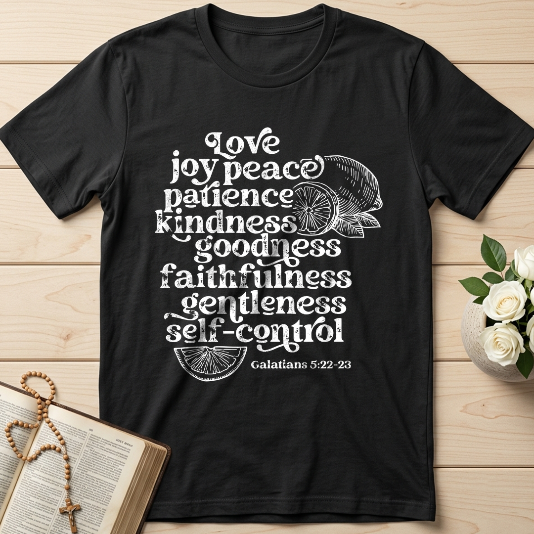 Love Joy Peace Patience Kindness Goodness Faithfulness Gentleness Self-control Galatians 5.22-23 01
