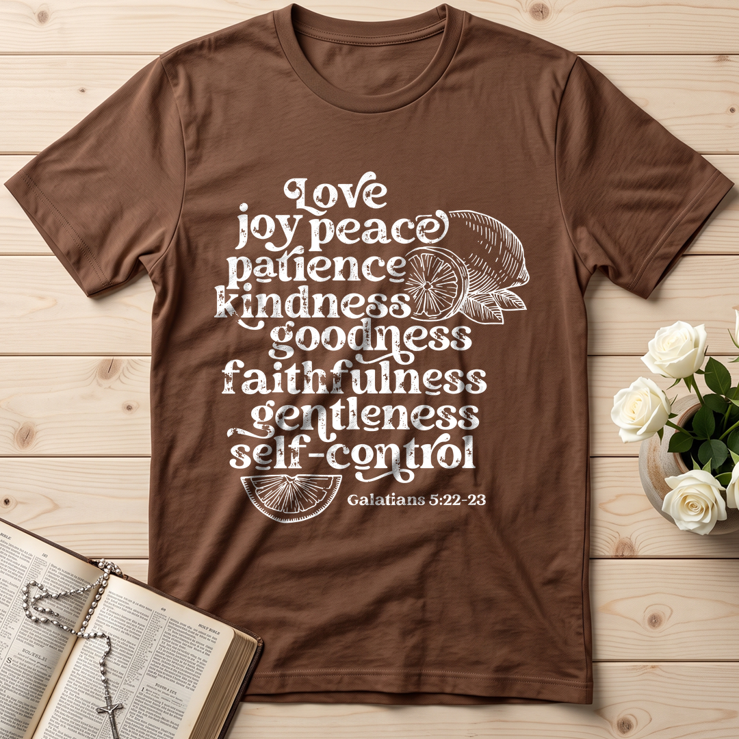 Love Joy Peace Patience Kindness Goodness Faithfulness Gentleness Self-control Galatians 5.22-23 01