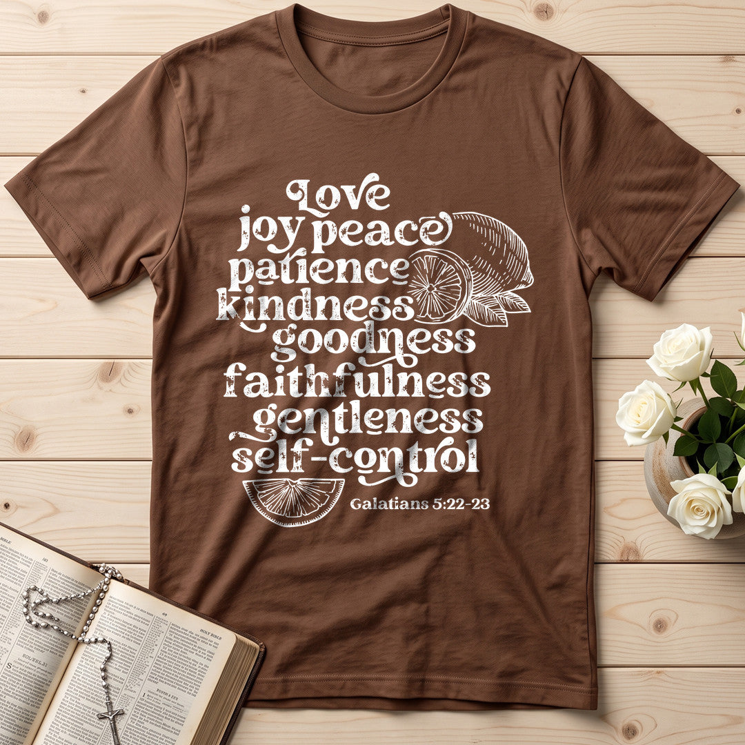 Love Joy Peace Patience Kindness Goodness Faithfulness Gentleness Self-control Galatians 5.22-23 01