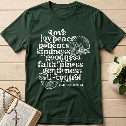 Love Joy Peace Patience Kindness Goodness Faithfulness Gentleness Self-control Galatians 5.22-23 01