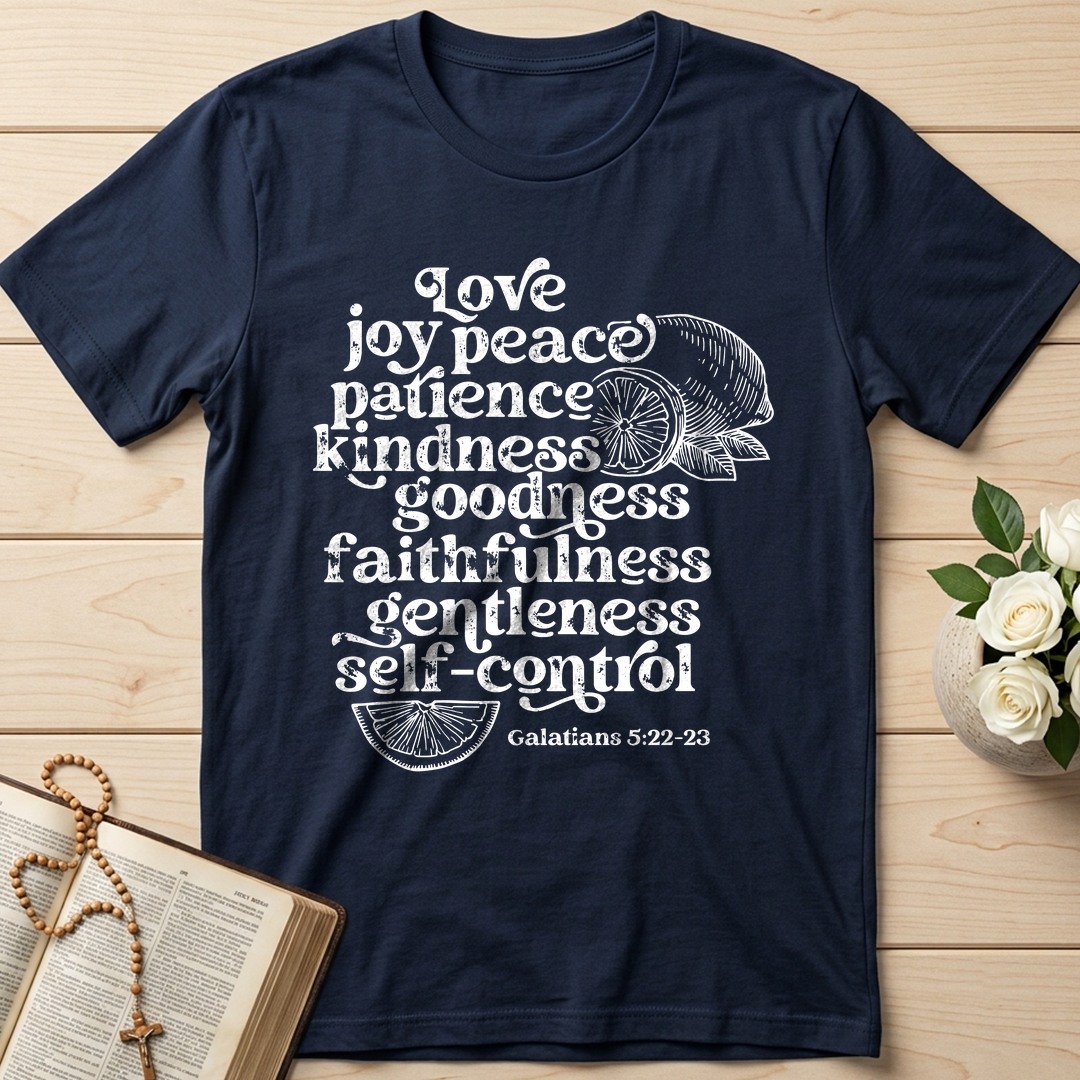 Love Joy Peace Patience Kindness Goodness Faithfulness Gentleness Self-control Galatians 5.22-23 01