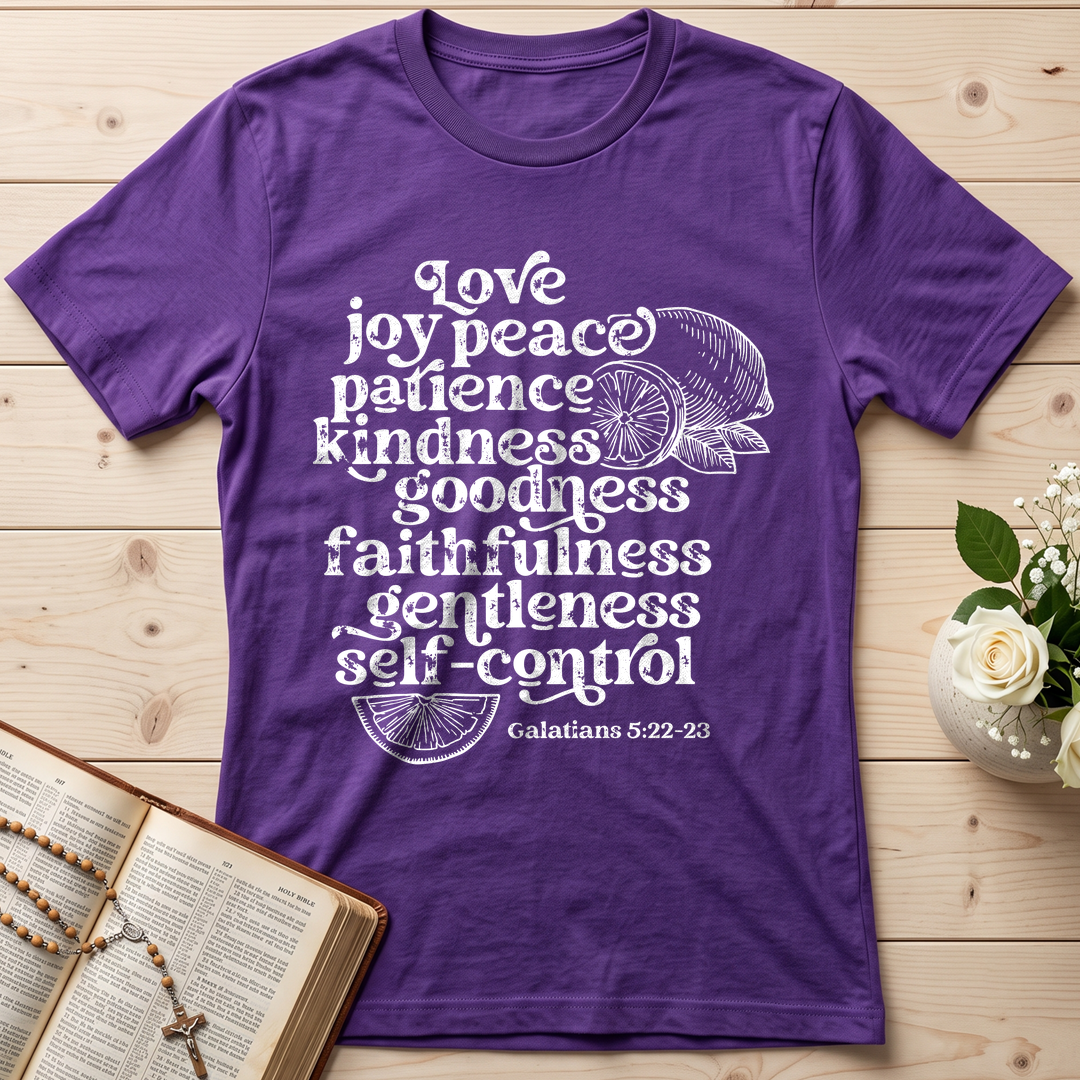Love Joy Peace Patience Kindness Goodness Faithfulness Gentleness Self-control Galatians 5.22-23 01