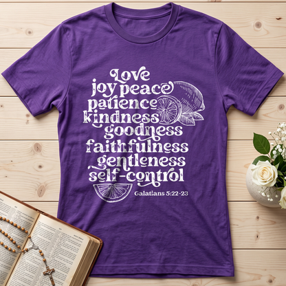 Love Joy Peace Patience Kindness Goodness Faithfulness Gentleness Self-control Galatians 5.22-23 01
