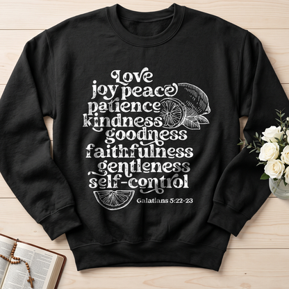 Love Joy Peace Patience Kindness Goodness Faithfulness Gentleness Self-control Galatians 5.22-23 01