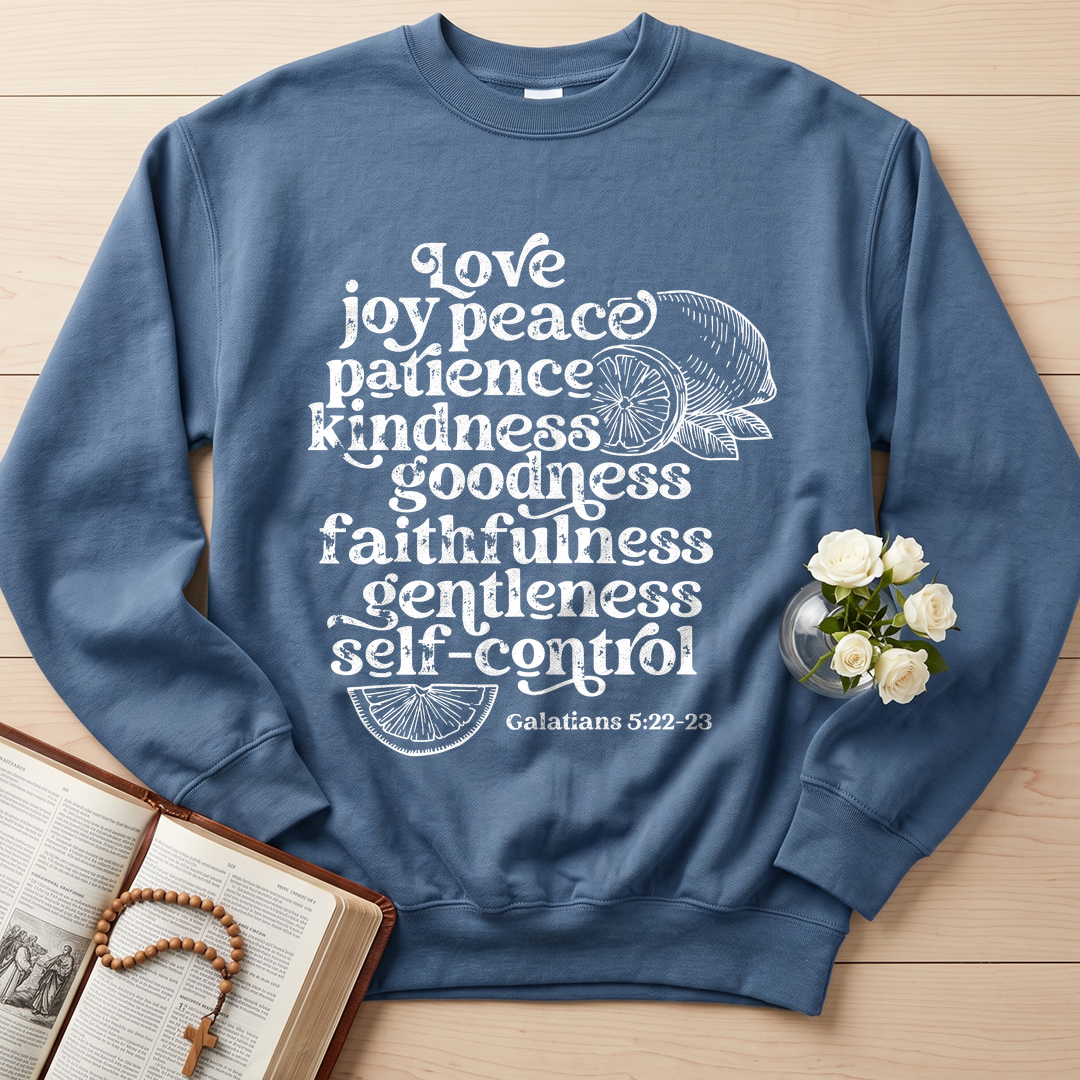 Love Joy Peace Patience Kindness Goodness Faithfulness Gentleness Self-control Galatians 5.22-23 01