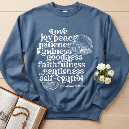 Love Joy Peace Patience Kindness Goodness Faithfulness Gentleness Self-control Galatians 5.22-23 01