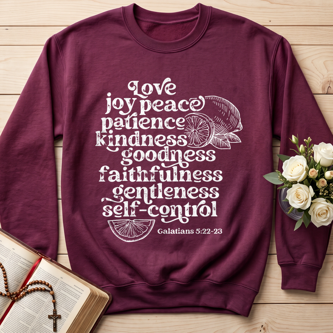 Love Joy Peace Patience Kindness Goodness Faithfulness Gentleness Self-control Galatians 5.22-23 01