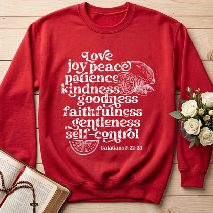 Love Joy Peace Patience Kindness Goodness Faithfulness Gentleness Self-control Galatians 5.22-23 01