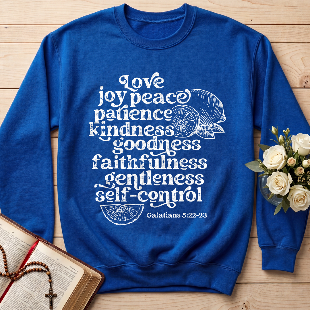 Love Joy Peace Patience Kindness Goodness Faithfulness Gentleness Self-control Galatians 5.22-23 01