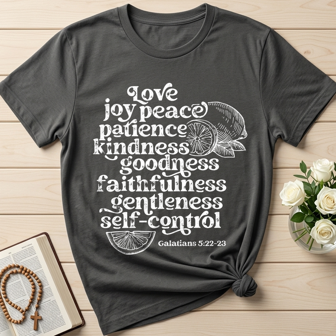 Love Joy Peace Patience Kindness Goodness Faithfulness Gentleness Self-control Galatians 5.22-23 01