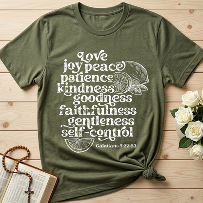 Love Joy Peace Patience Kindness Goodness Faithfulness Gentleness Self-control Galatians 5.22-23 01