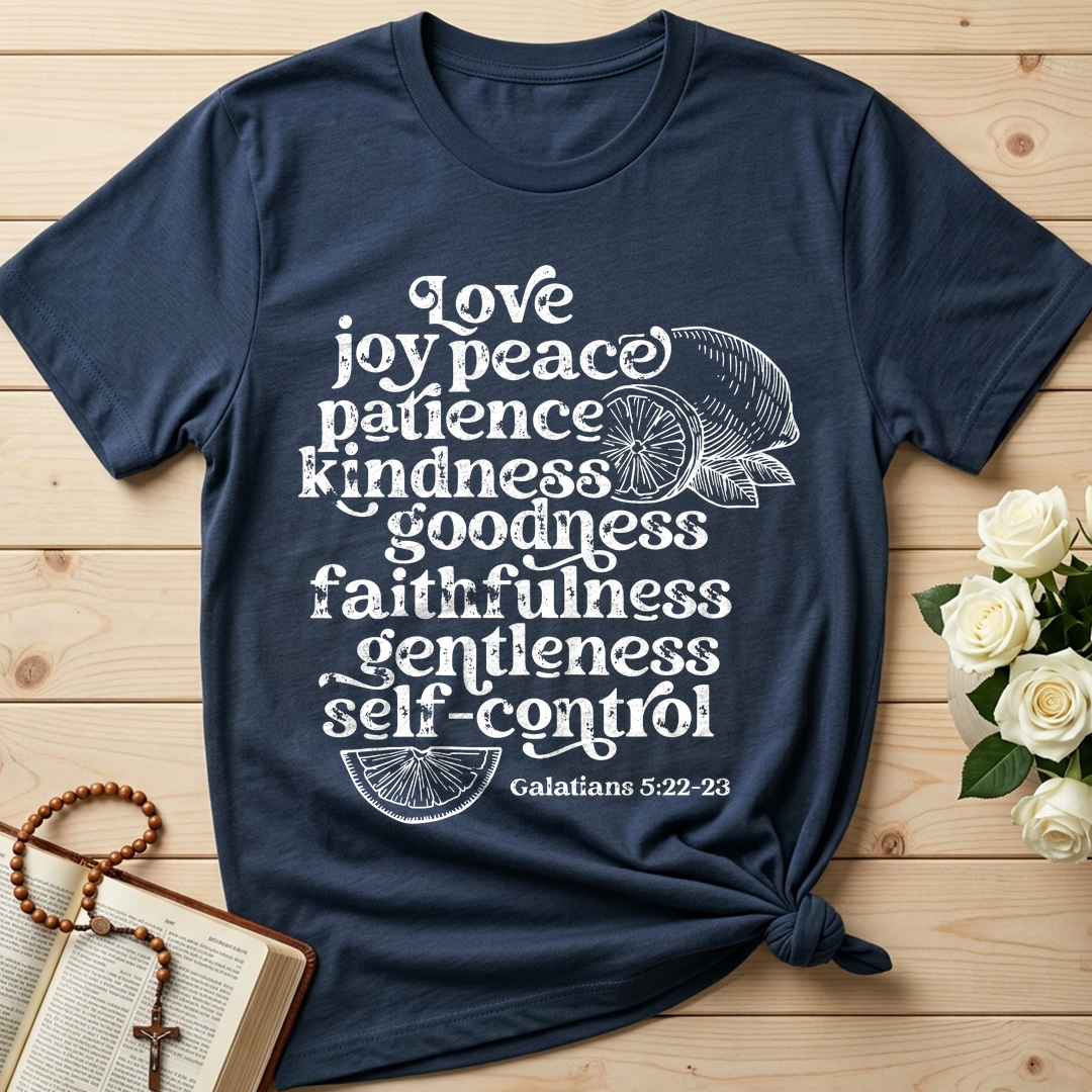 Love Joy Peace Patience Kindness Goodness Faithfulness Gentleness Self-control Galatians 5.22-23 01