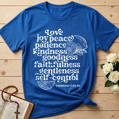 Love Joy Peace Patience Kindness Goodness Faithfulness Gentleness Self-control Galatians 5.22-23 01
