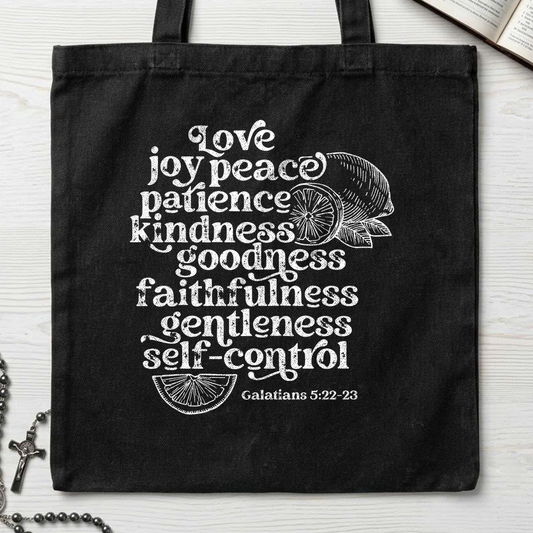 Love Joy Peace Patience Kindness Goodness Faithfulness Gentleness Self-control Galatians 5.22-23 01