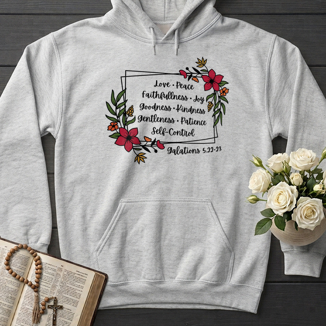 Love Peace Faithfullness Joy Goodness Kindness Gentleness Patience Self-Control Galatians 5.22-23 01