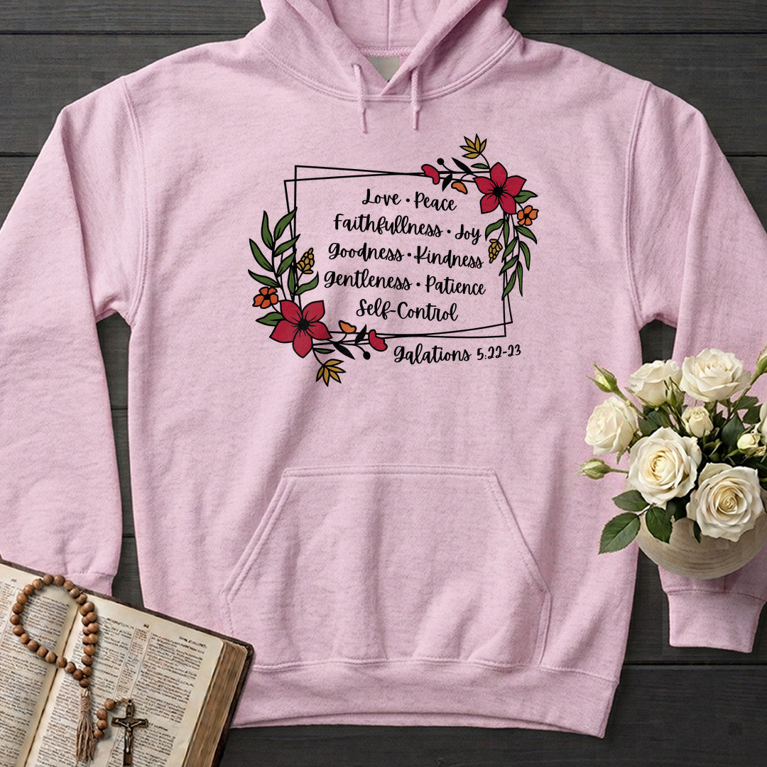 Love Peace Faithfullness Joy Goodness Kindness Gentleness Patience Self-Control Galatians 5.22-23 01