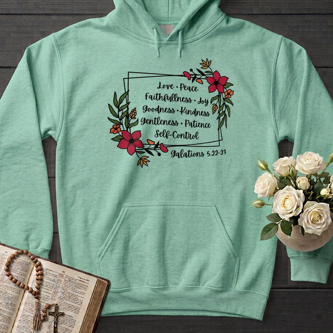 Love Peace Faithfullness Joy Goodness Kindness Gentleness Patience Self-Control Galatians 5.22-23 01