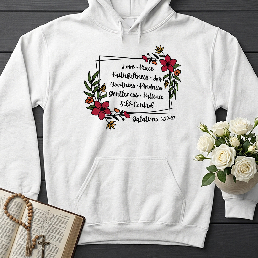 Love Peace Faithfullness Joy Goodness Kindness Gentleness Patience Self-Control Galatians 5.22-23 01