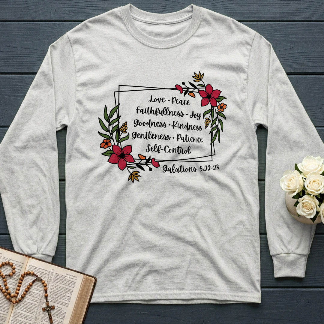 Love Peace Faithfullness Joy Goodness Kindness Gentleness Patience Self-Control Galatians 5.22-23 01