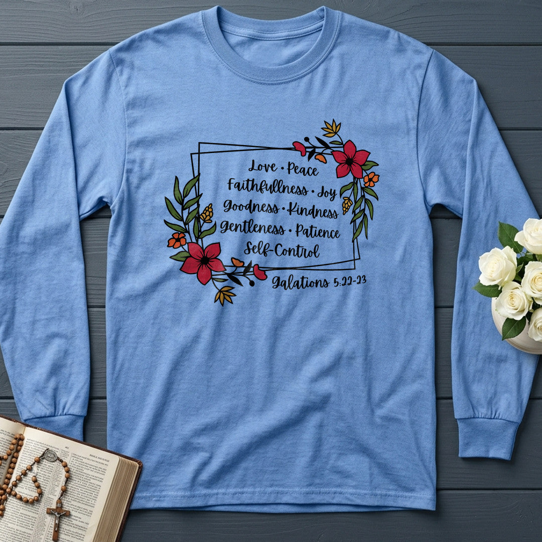 Love Peace Faithfullness Joy Goodness Kindness Gentleness Patience Self-Control Galatians 5.22-23 01