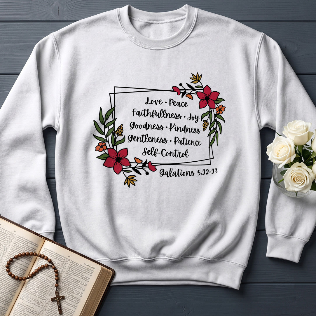 Love Peace Faithfullness Joy Goodness Kindness Gentleness Patience Self-Control Galatians 5.22-23 01