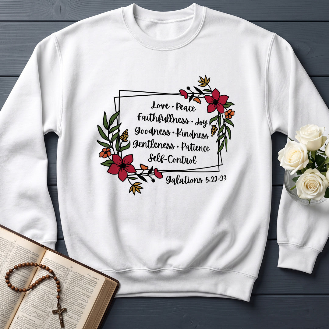 Love Peace Faithfullness Joy Goodness Kindness Gentleness Patience Self-Control Galatians 5.22-23 01