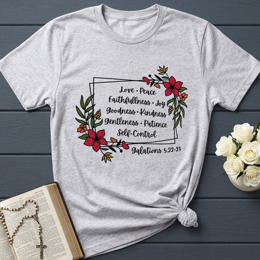 Love Peace Faithfullness Joy Goodness Kindness Gentleness Patience Self-Control Galatians 5.22-23 01