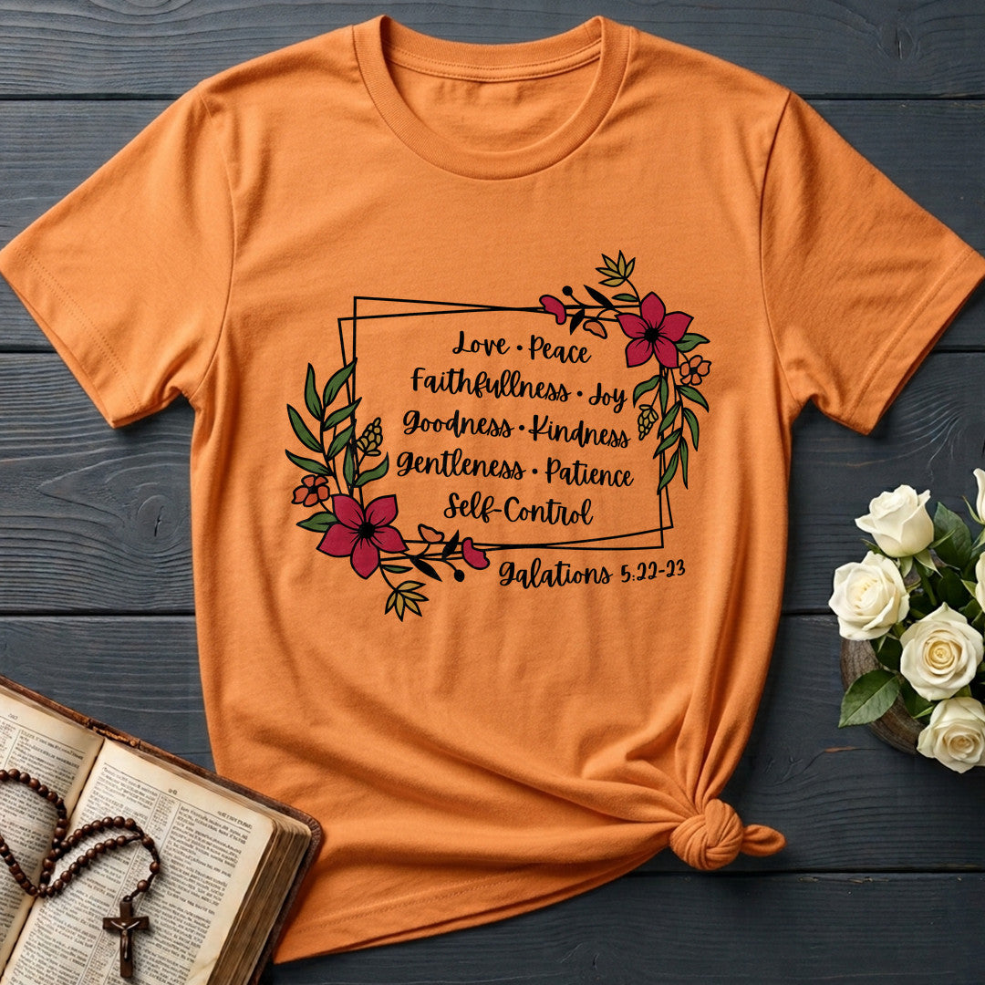 Love Peace Faithfullness Joy Goodness Kindness Gentleness Patience Self-Control Galatians 5.22-23 01