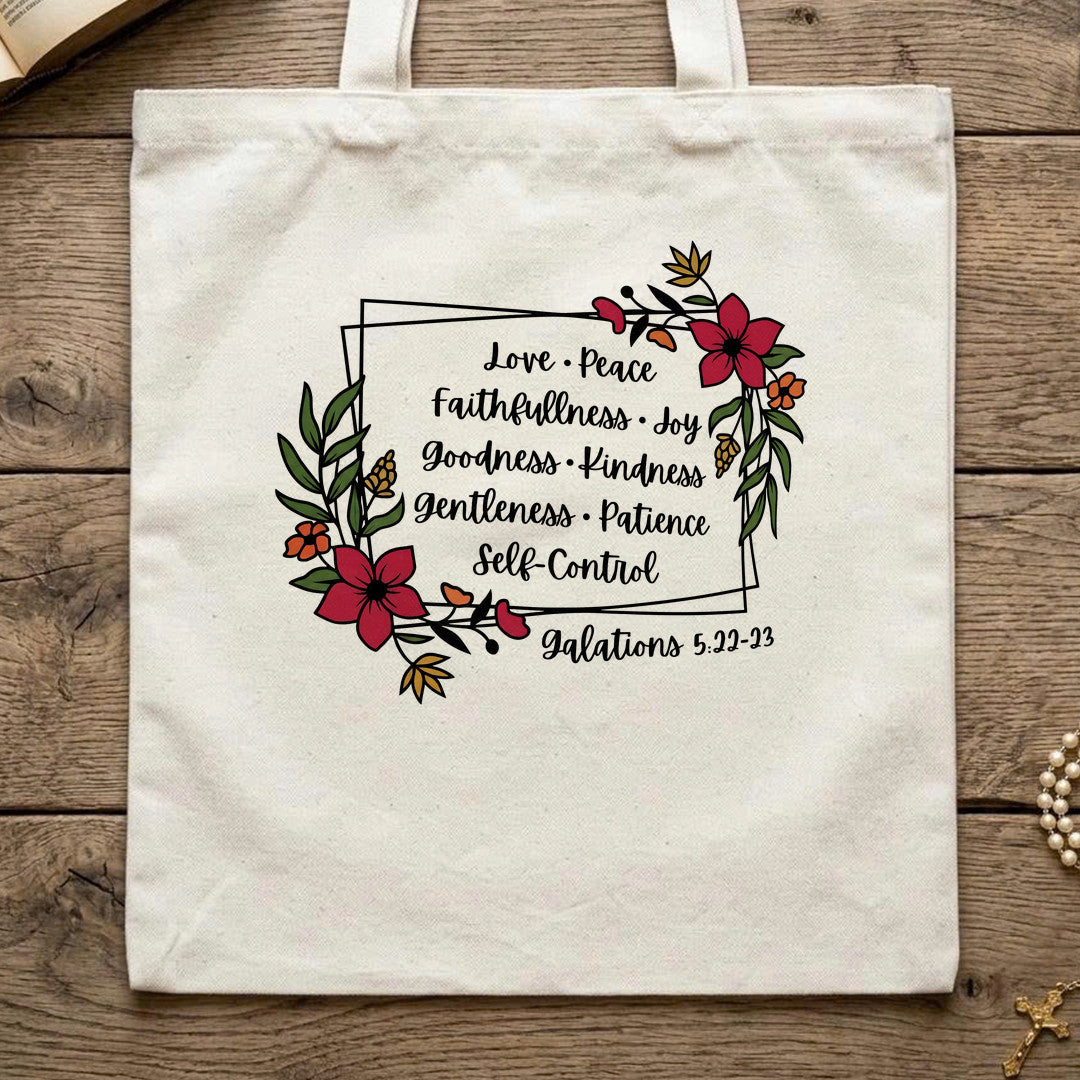 Love Peace Faithfullness Joy Goodness Kindness Gentleness Patience Self-Control Galatians 5.22-23 01