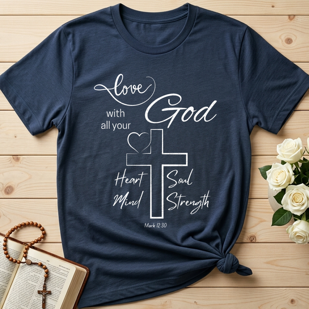 Love With All Your God Heart Soul Mind Strength Mark 12.30 01