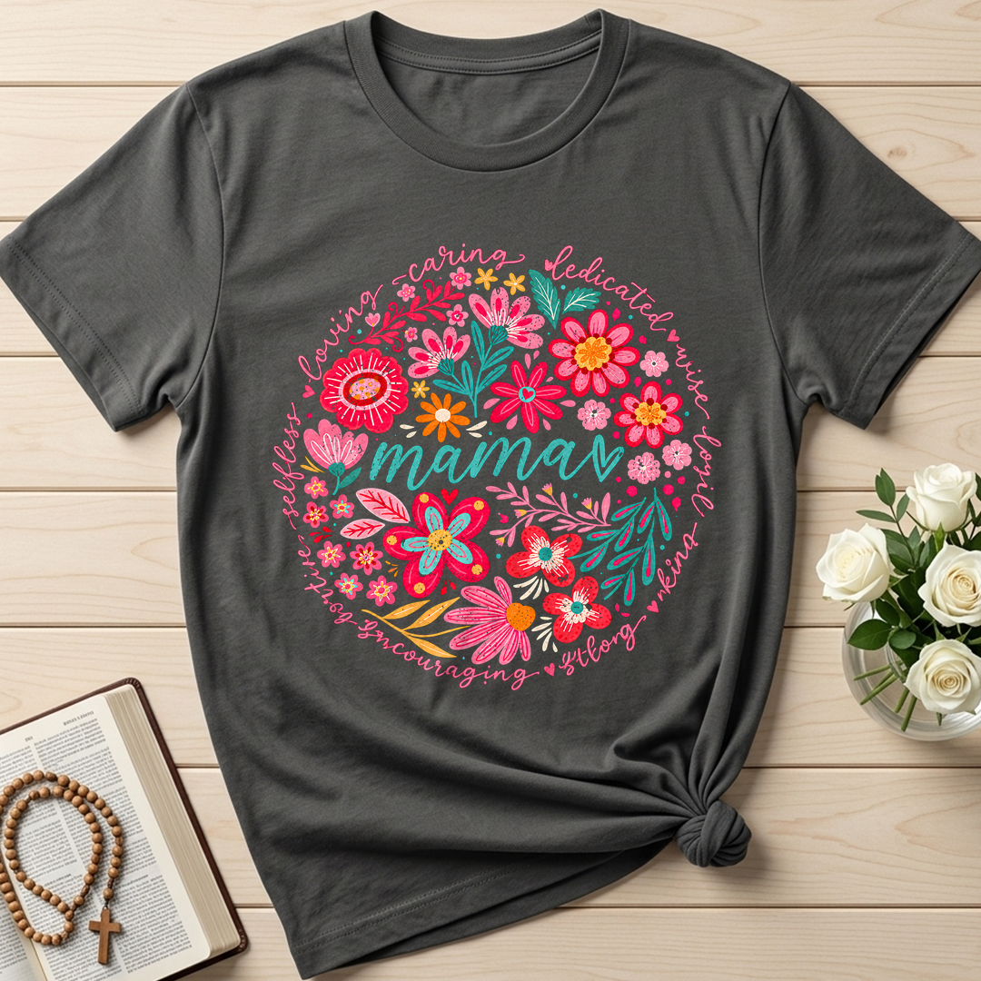 Loving Caring Dedicated Wise Loyal Kind Strong Encouraging Positive Selfless Mama 01