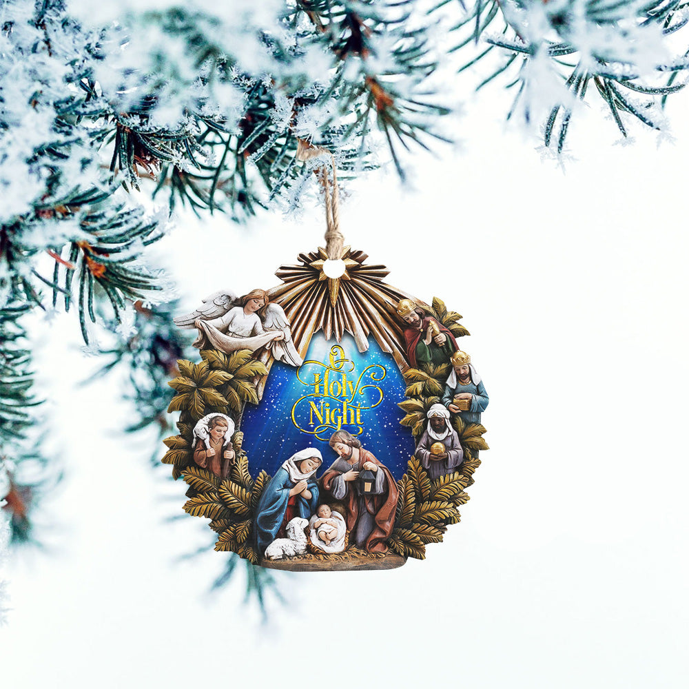 Christian Christmas Ornaments - Family Religious Gifts - Christian Decorations For Home, Religious Decor - Christian Friend Christmas Ornaments Gifts