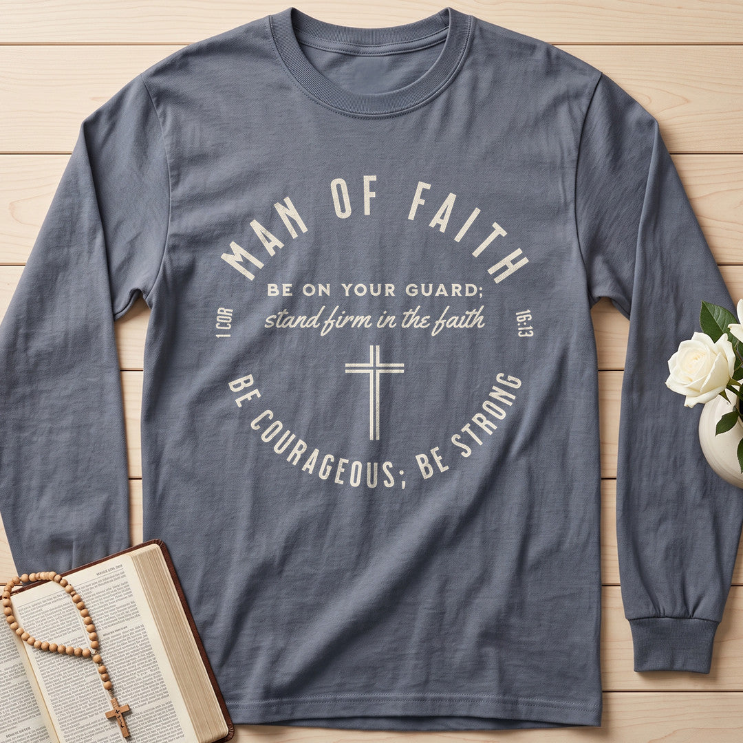 Man Of Faith Be Courageous Be Strong 01
