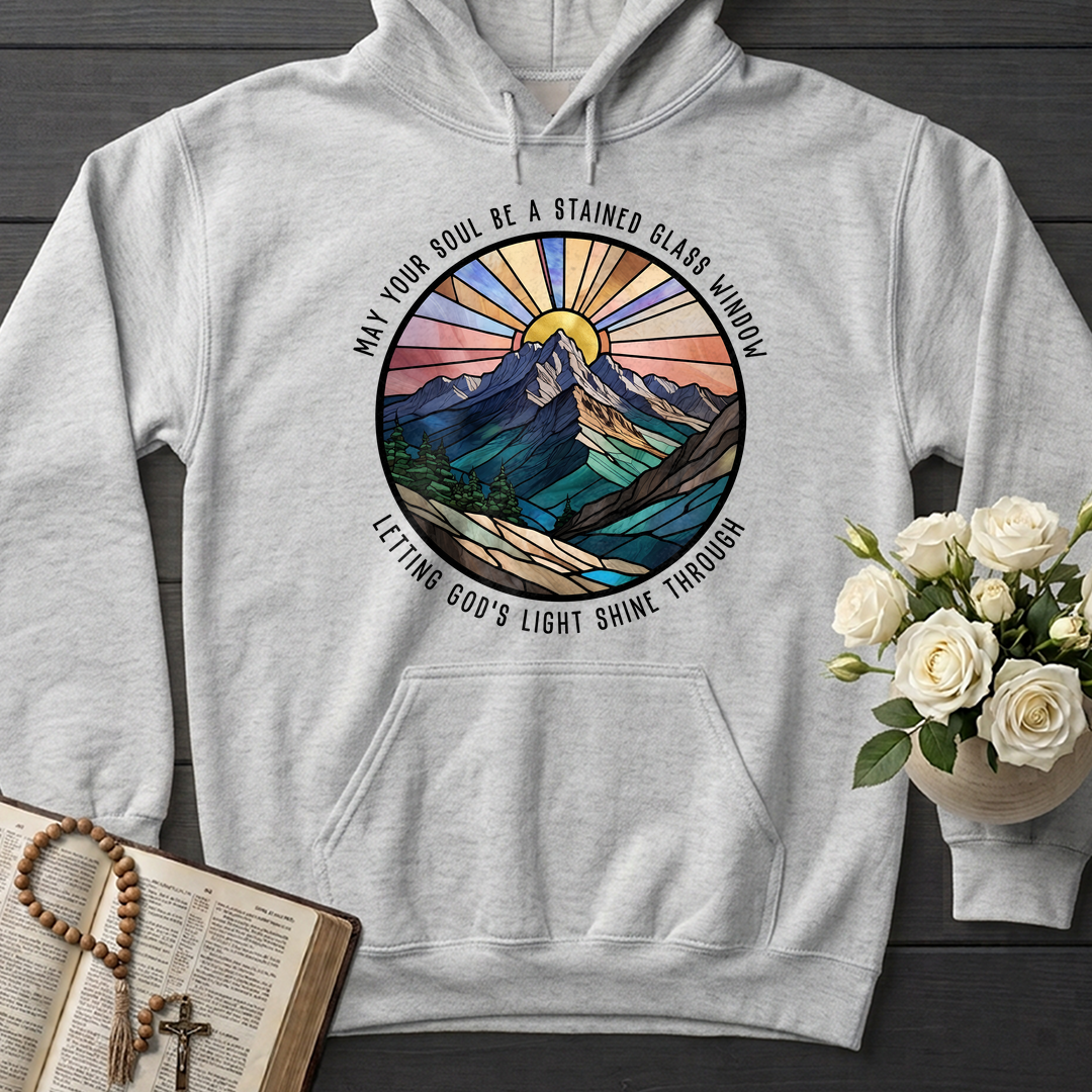 May Your Soul Be A Stained Glass Window Letting God's Light Shine Through 01
