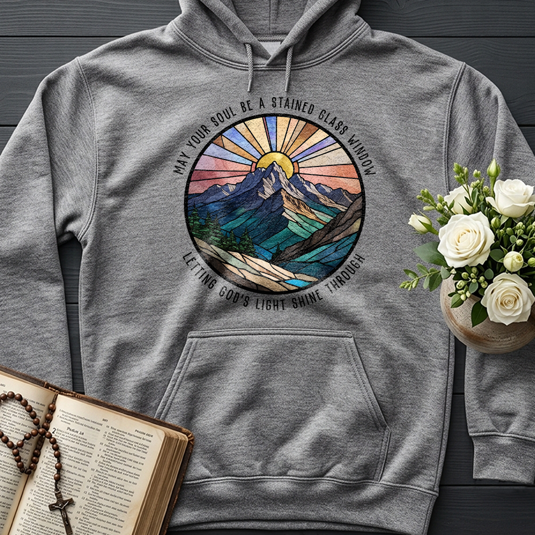 May Your Soul Be A Stained Glass Window Letting God's Light Shine Through 01
