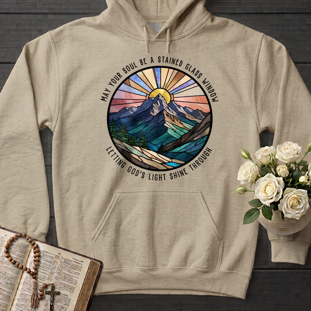 May Your Soul Be A Stained Glass Window Letting God's Light Shine Through 01