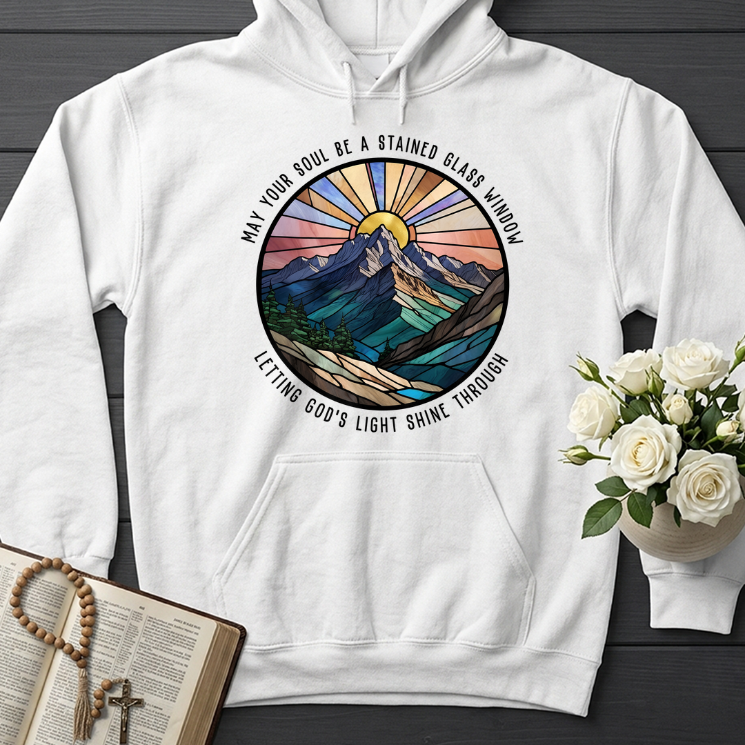 May Your Soul Be A Stained Glass Window Letting God's Light Shine Through 01