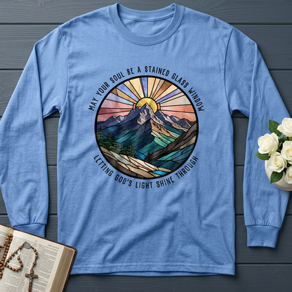May Your Soul Be A Stained Glass Window Letting God's Light Shine Through 01
