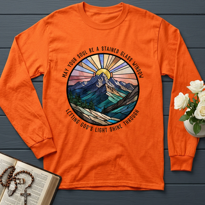 May Your Soul Be A Stained Glass Window Letting God's Light Shine Through 01