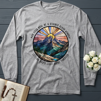 May Your Soul Be A Stained Glass Window Letting God's Light Shine Through 01