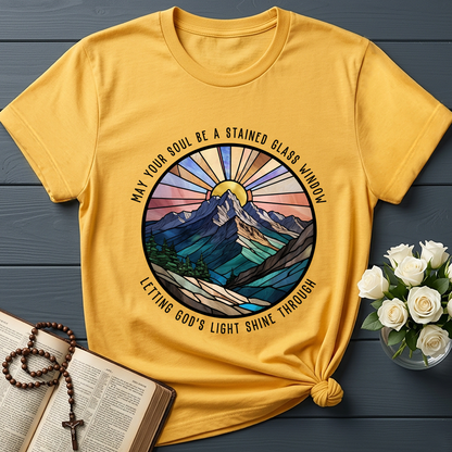 May Your Soul Be A Stained Glass Window Letting God's Light Shine Through 01