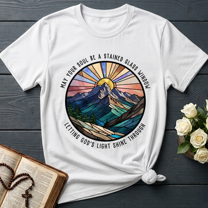 May Your Soul Be A Stained Glass Window Letting God's Light Shine Through 01