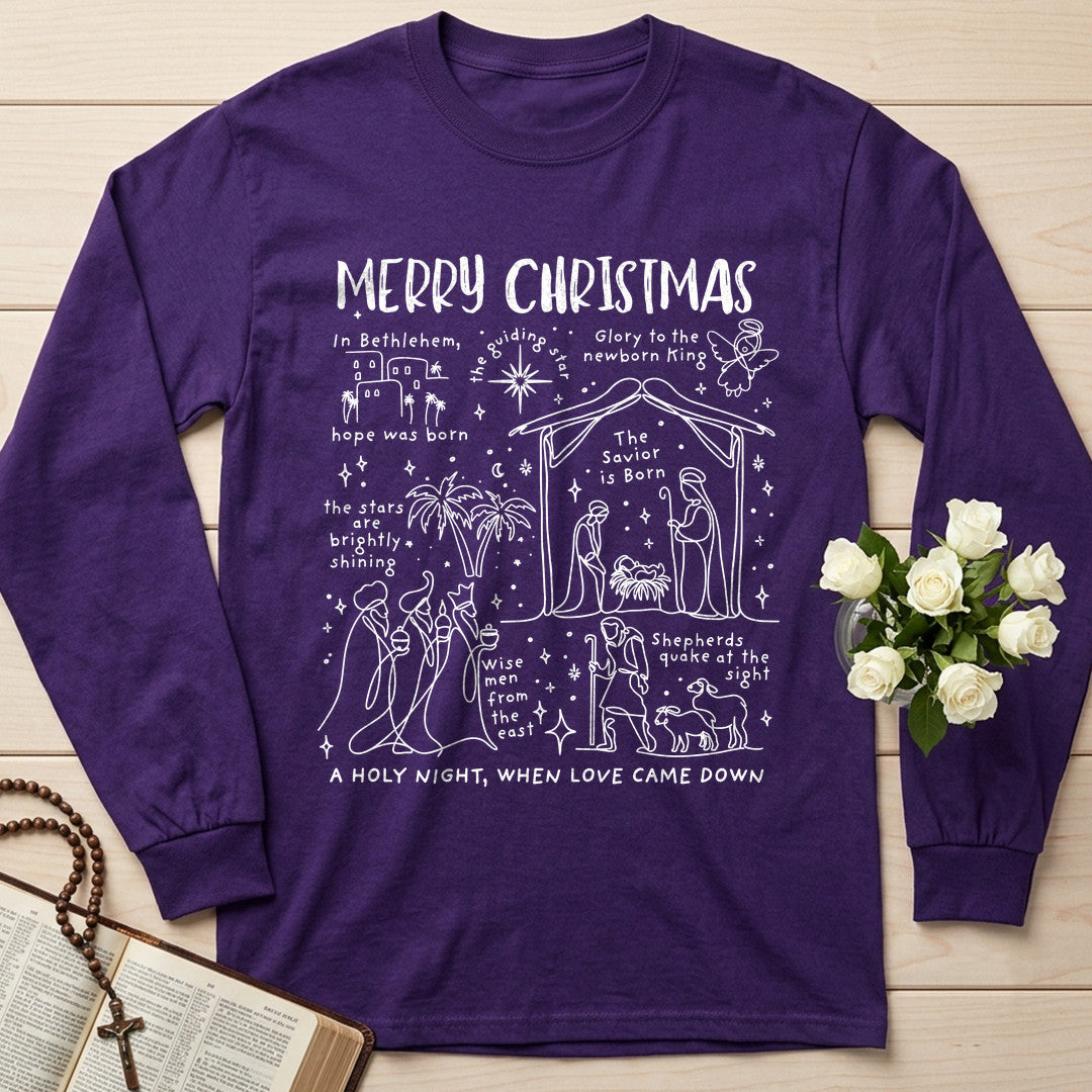 Merry Christmas A Holy Night When Love Came Down 01